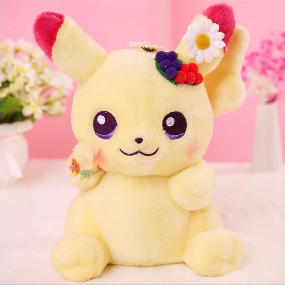 SOLD****Pikachu Plush Easter Japan Edition